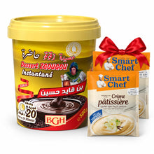 Load image into Gallery viewer, Ben Gaid Hassine Instant Zgougou (500g) + 2 FREE Pastry Cream Mixes