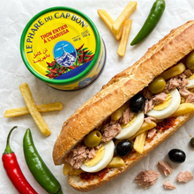 Load image into Gallery viewer, Le Phare du Cap Bon Tuna Flakes Harissa Pack of 4 162g