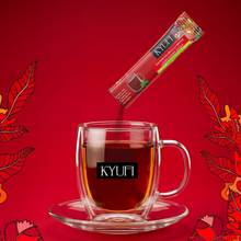 Load image into Gallery viewer, Kyufi Sugar Free Black Mint Tea (2 x 15 Sticks) | Instant Tunisian Tea Mix
