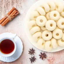 Load image into Gallery viewer, Kaak Warka Tunisian almond and rosewater ring cookies 450g