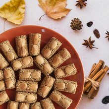 Load image into Gallery viewer, Laklouka Tunisian pistachio and sesame halva dessert 400g