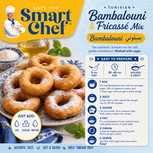 Load image into Gallery viewer, Smart Chef Fricassé & Bambalouni Dough Mix (2 x 310g) | Tunisian Bread Mix