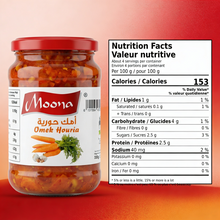 Load image into Gallery viewer, MOONA Omek Houria (2 x 350g) | Tunisian Carrot Salad