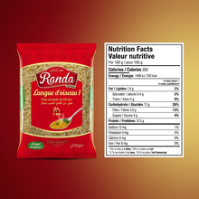 Load image into Gallery viewer, Randa Bird Tongue Pasta 3 x 500g | Tunisian Durum Wheat Soup Pasta