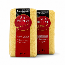 Load image into Gallery viewer, Pâtes de l’EST Medium Couscous (2 x 1kg) | Algerian Durum Wheat Couscous
