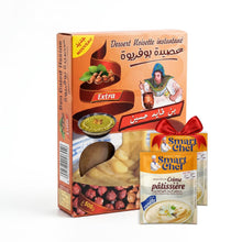 Load image into Gallery viewer, Ben Gaid Hssine Assida Zgougou (500g) – Box + 2 FREE Pastry Cream Mixes
