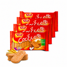 Load image into Gallery viewer, TOM Croquette Coconut Biscuits 4-Pack (4 x 215g) Tunisian
