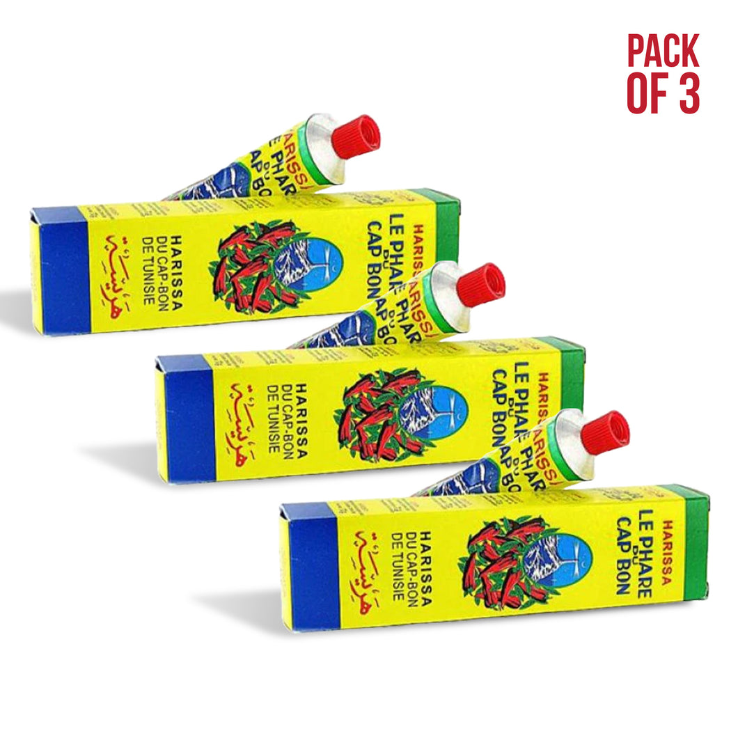 4 x Harissa en Tube Le Phare du Cap Bon – 70g | 4 x Le Phare du Cap Bon Harissa Tube – 70g
