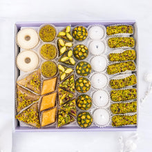 Load image into Gallery viewer, Festive holiday Tunisian pastry gift box with 67 assorted pieces
