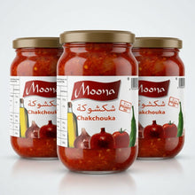Load image into Gallery viewer, Moona Chakchouka Sauce (3 x 350g) | Tunisian Tomato &amp; Pepper Sauce
