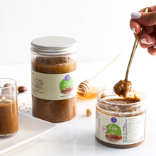 Load image into Gallery viewer, Tunisian zrir nut and sesame spread in jar or bowl 400g
