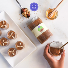 Load image into Gallery viewer, Tunisian zrir nut and sesame spread in jar or bowl 400g
