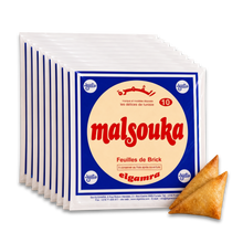 Load image into Gallery viewer, Gamra Brik Malsouka (100x10) Sheets | Tunisian Brick Pastry Wrappers
