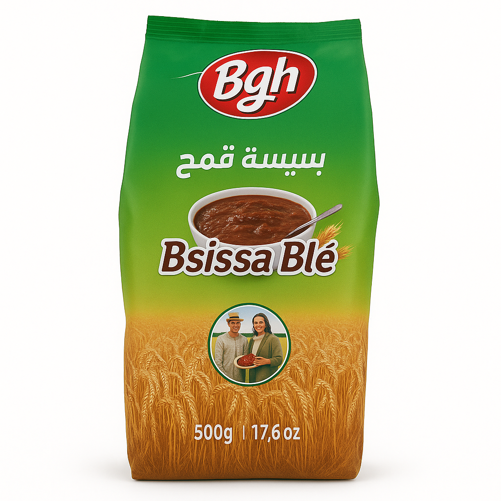 Bsissa de Blé Tunisienne – 500g | Tunisian Wheat Bsissa – 500g
