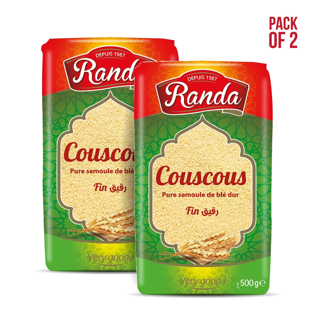 2 x Couscous Fin Randa 1kg | 2 x Fine Couscous Randa 1kg