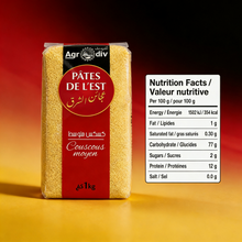 Load image into Gallery viewer, Pâtes de l’EST Medium Couscous (2 x 1kg) | Algerian Durum Wheat Couscous
