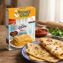 Load image into Gallery viewer, Smart Chef Mlewi Dough Mix 2-Pack | Tunisian Flaky Flatbread
