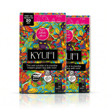 Load image into Gallery viewer, Kyufi Mint Tea Sticks (2 x 15 Sachets) | Instant Tunisian Tea Mix
