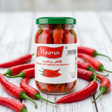 Load image into Gallery viewer, Pickled Cayenne Peppers (3 x 150g) | Tunisian Pickled Peppers
