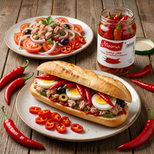 Load image into Gallery viewer, Pickled Cayenne Peppers (3 x 150g) | Tunisian Pickled Peppers
