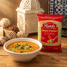 Load image into Gallery viewer, Randa Bird Tongue Pasta 3 x 500g | Tunisian Durum Wheat Soup Pasta
