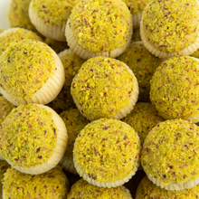 Load image into Gallery viewer, Tunisian almond tajin dessert cut into small squares by Masmoudi Gourmet
